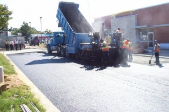 McDonalds paving in Vienna