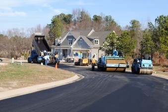 Paving at Heritage Overlook