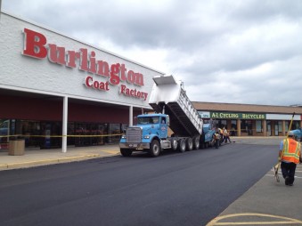 Paving at Sudley Towne Plaza