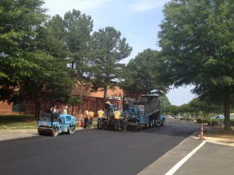 Crescent Commons - Paving