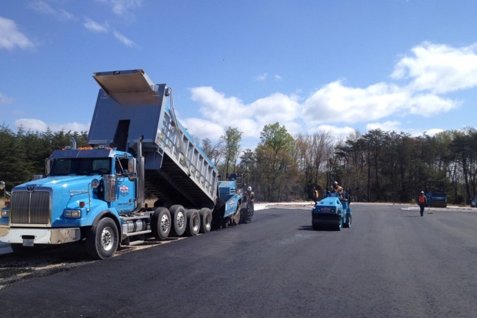 Paving at the Fort Belvoir CDC