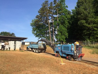 Milling at Burlington WWTP