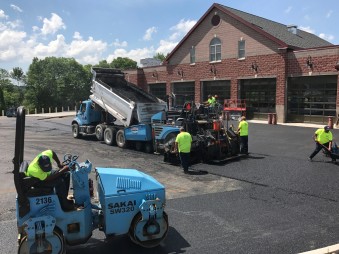 Paving at Manlius Fire Station