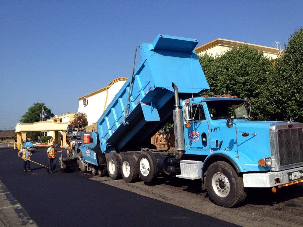 Paving at the Best Western in Manassas VA