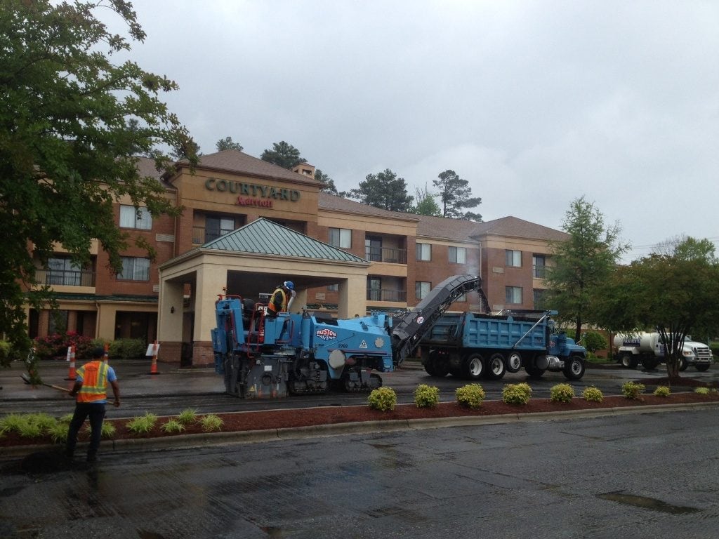 Durham Courtyard - Milling