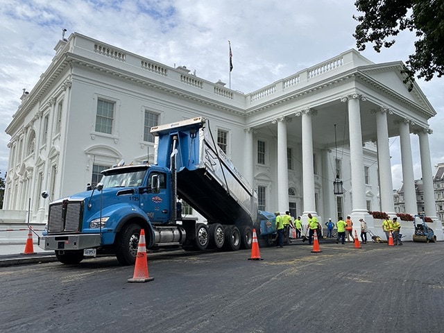 Paving at The White House