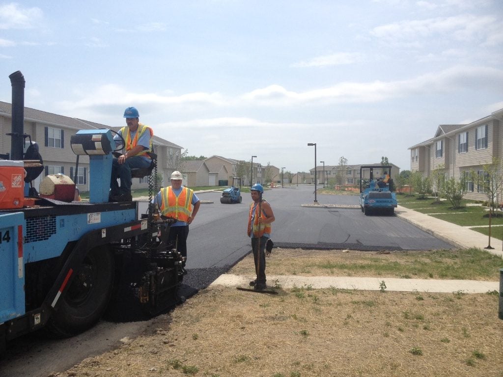 Paving at Eagle Ridge Townhomes