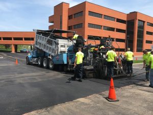 Paving at Paychex