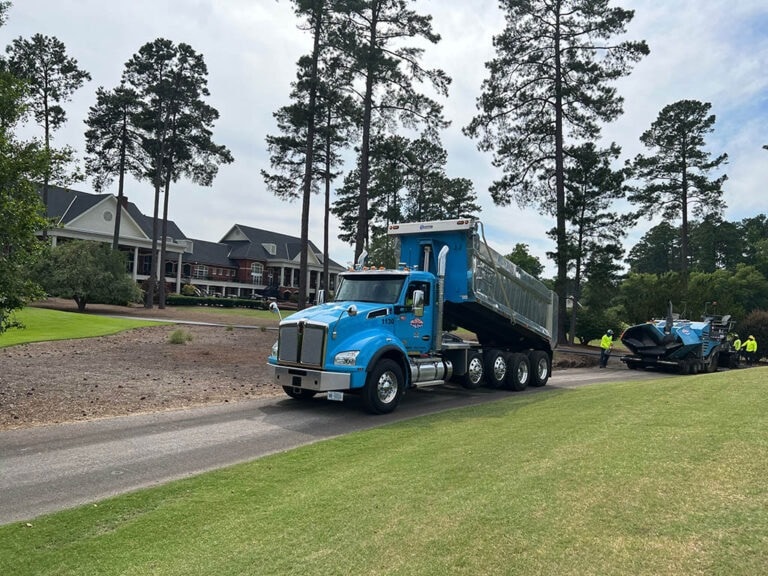 Paving at Prestonwood Country Club in Cary NC