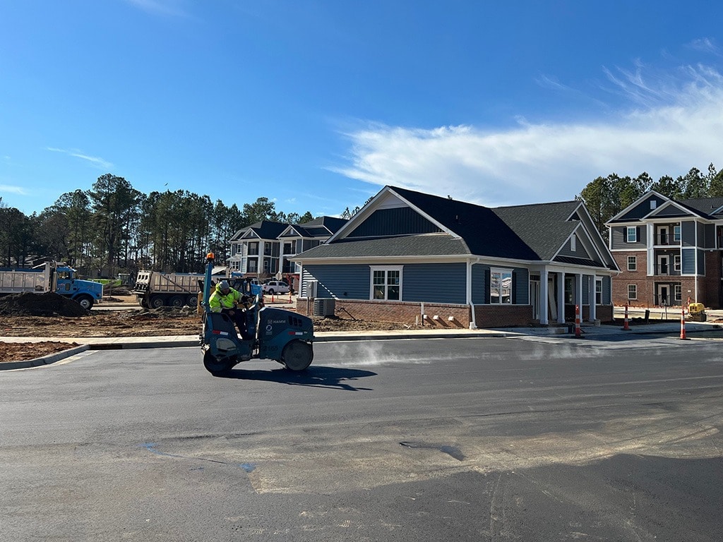 Paving at Pine Ridge Apartments in Raleigh NC