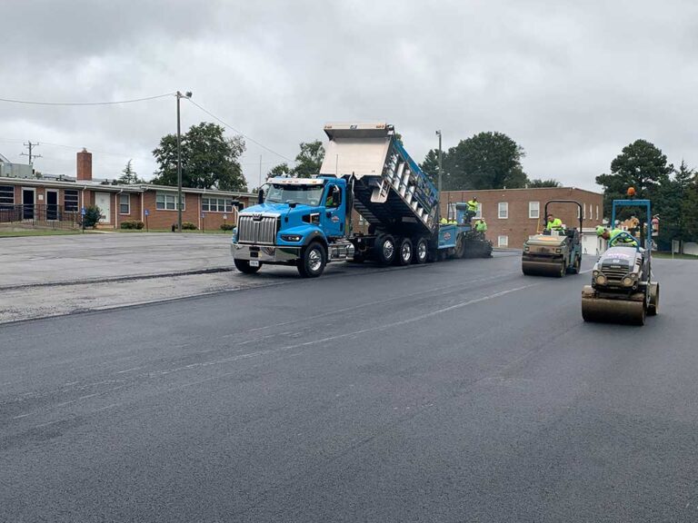 Paving at Elkardt Baptist Church in Chesterfield VA