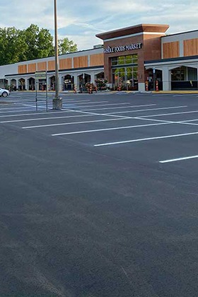 Newly Paved Grocery Stores