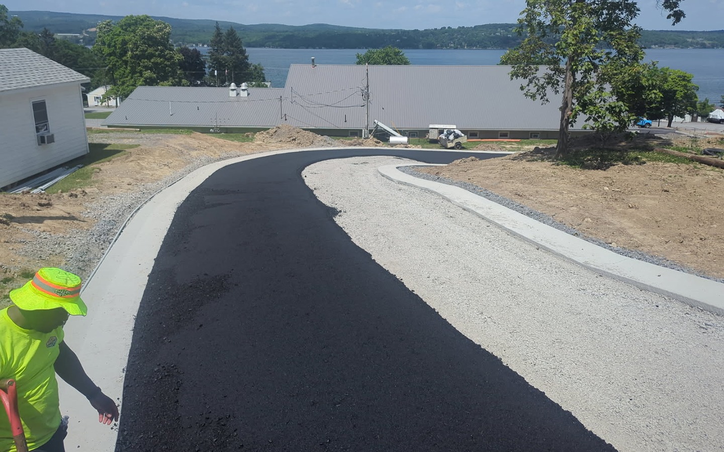 Paving at Letourneau Christian Camp