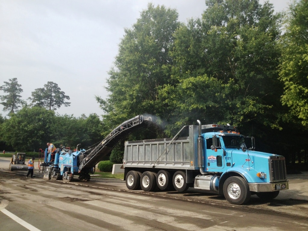 asphalt milling process