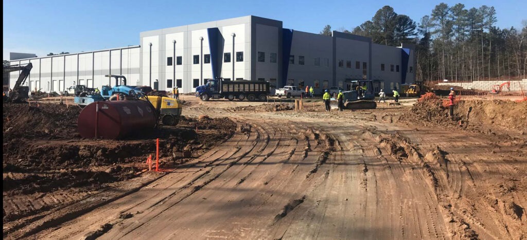Clay Soil at Alexander Industrial Park