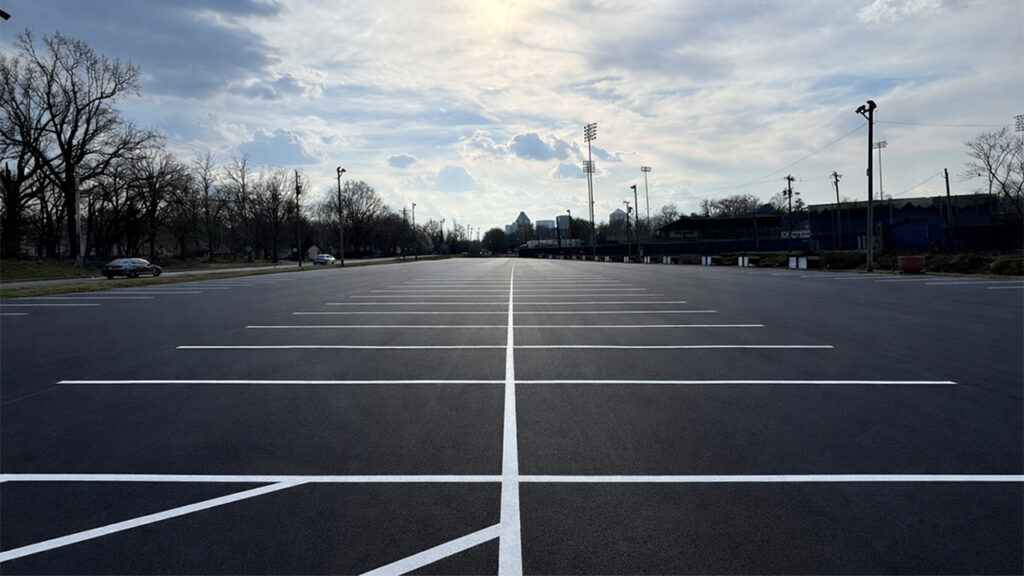 Finished Parking Lot