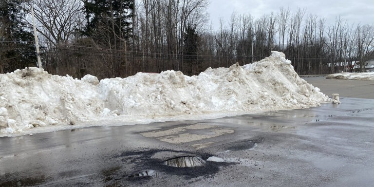 Pavement in Winter