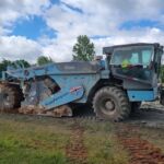 Reclaimer Mixing at Oak Summit Tennis Court
