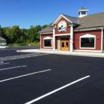 Finished photo of the paving project at Cheshire Farms Creamery Canandaigua