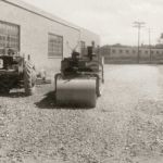 Ruston Paving vintage roller and tractor grader in Syracuse