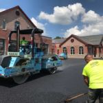 Ruston Paving crew paving at Manlius Fire Department