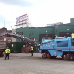 Milling at Genesee Brewery in Rochester, NY