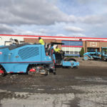 Ruston Paving reconstructing the existing parking lot at Pepsi Bottling Group in Watertown, NY