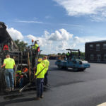 Ruston Paving crew paving Sackets Harbor CSD in Sackets Harbor, NY