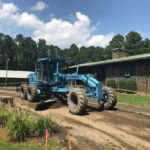 Ruston Paving grades the subbase at USDA Forest Service in RTP, NC