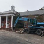 Ruston Paving repairs the pavement at Wake Co. Community Services Center in Raleigh, NC